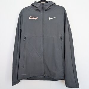 Nike Pro OSU Cowboys Winterized Hooded Full Zip Training Jacket Standard Sz M